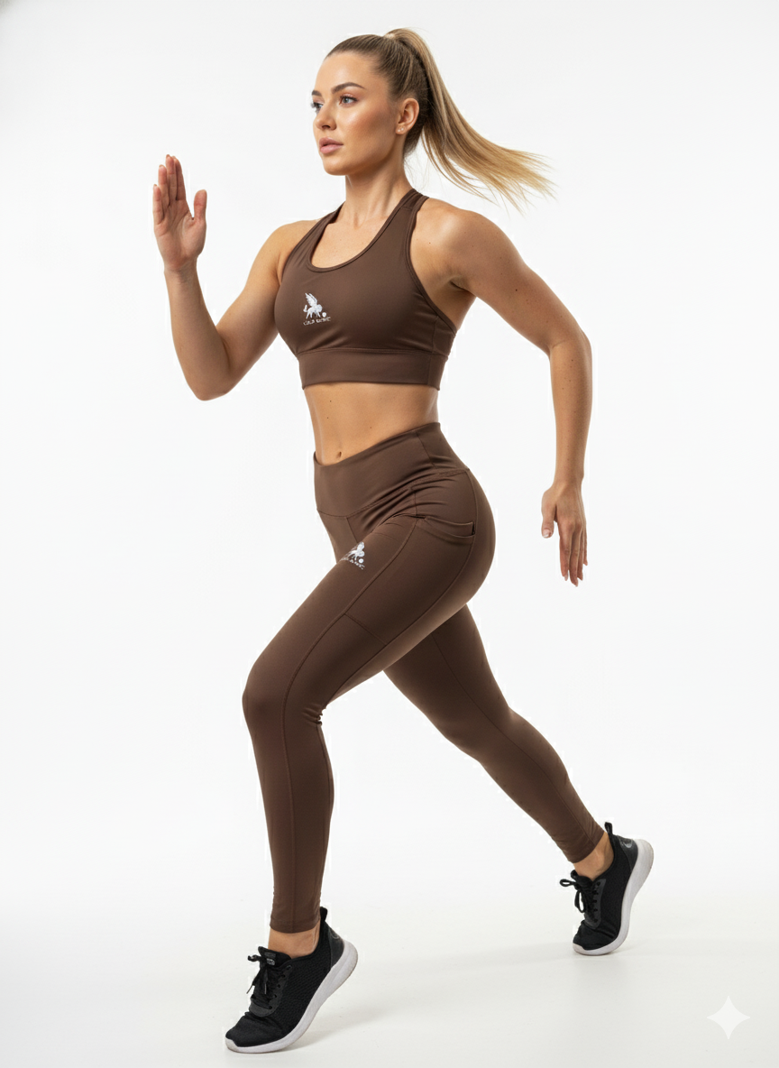 Calça Legging Térmica Compressão LOUP BLANC Super 5 bolsos Feminina - Imagem 5