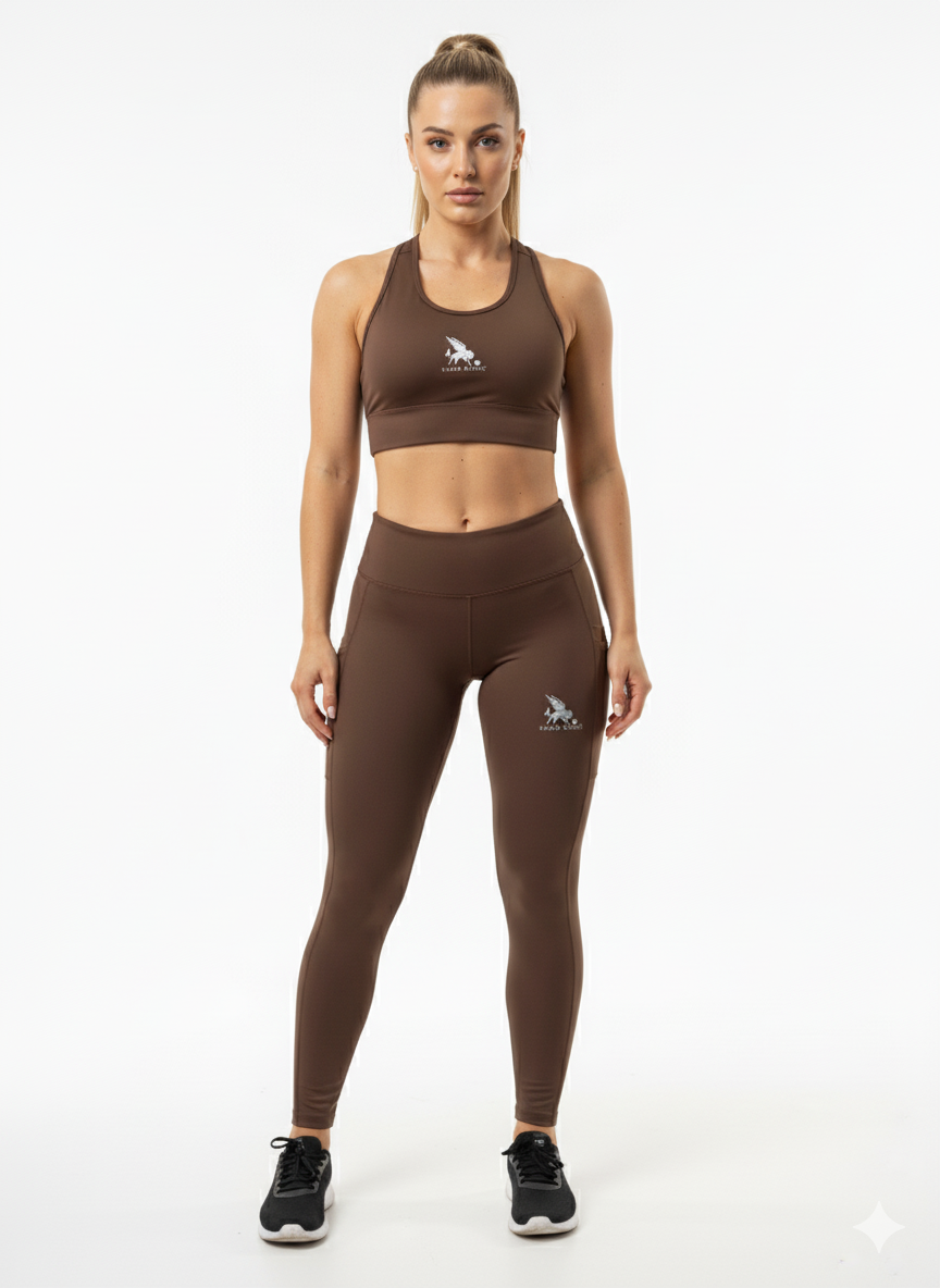 Calça Legging Térmica Compressão LOUP BLANC Super 5 bolsos Feminina