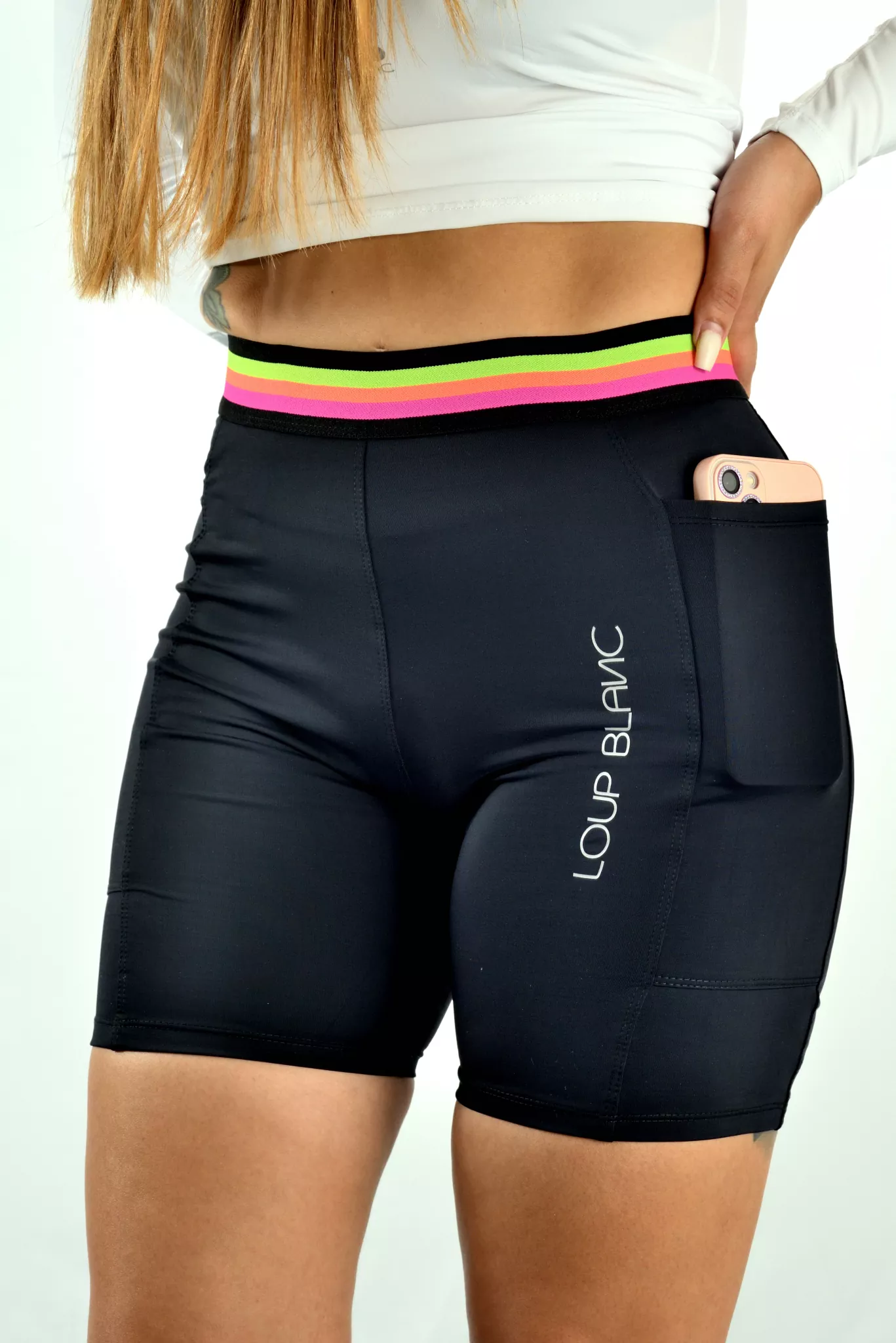 Bermuda Térmica Compressão LOUP BLANC Run Fit Color Feminina - Imagem 2