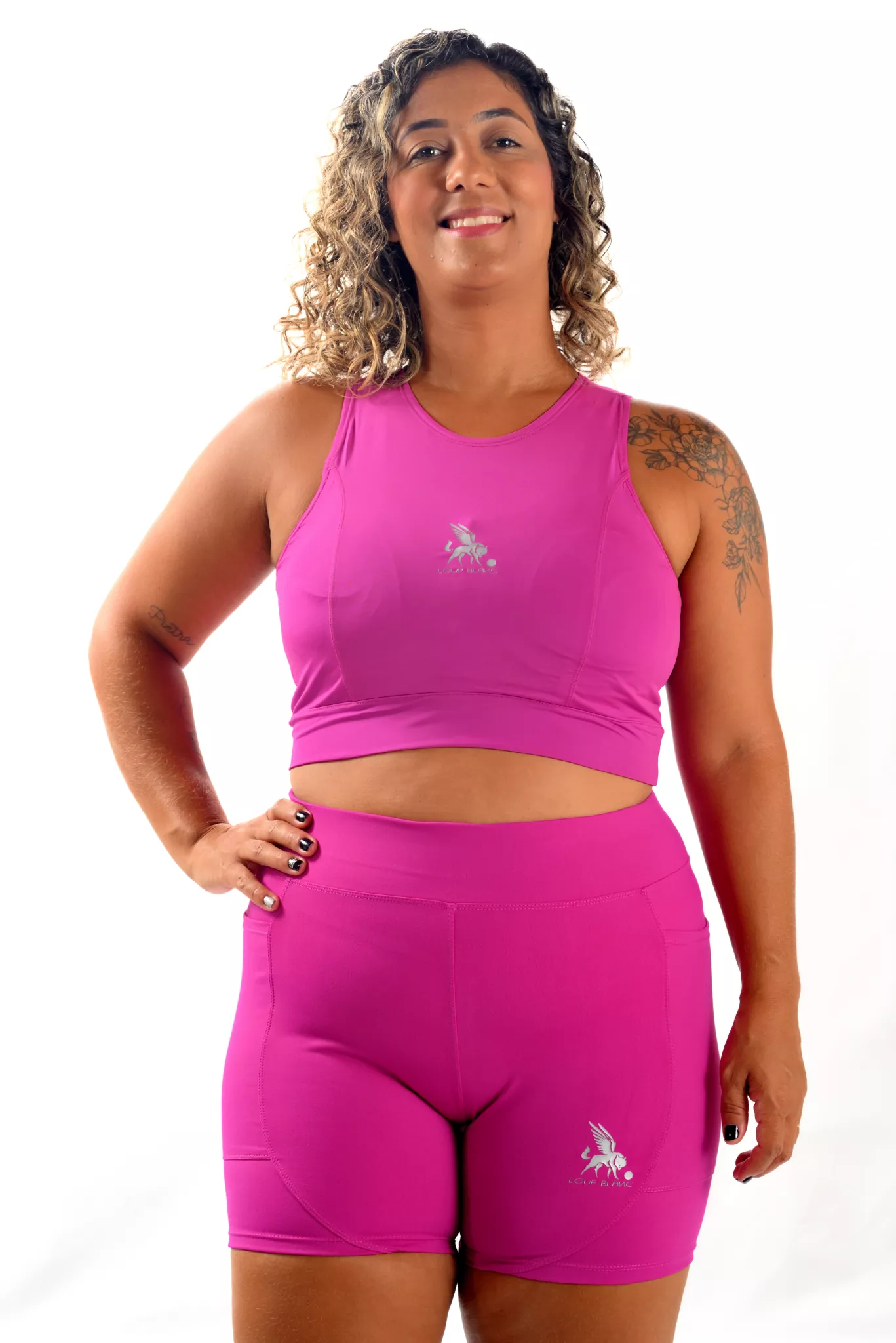 Bermuda Térmica LOUP BLANC Light Fit Feminina - (Fúcsia) - Imagem 2