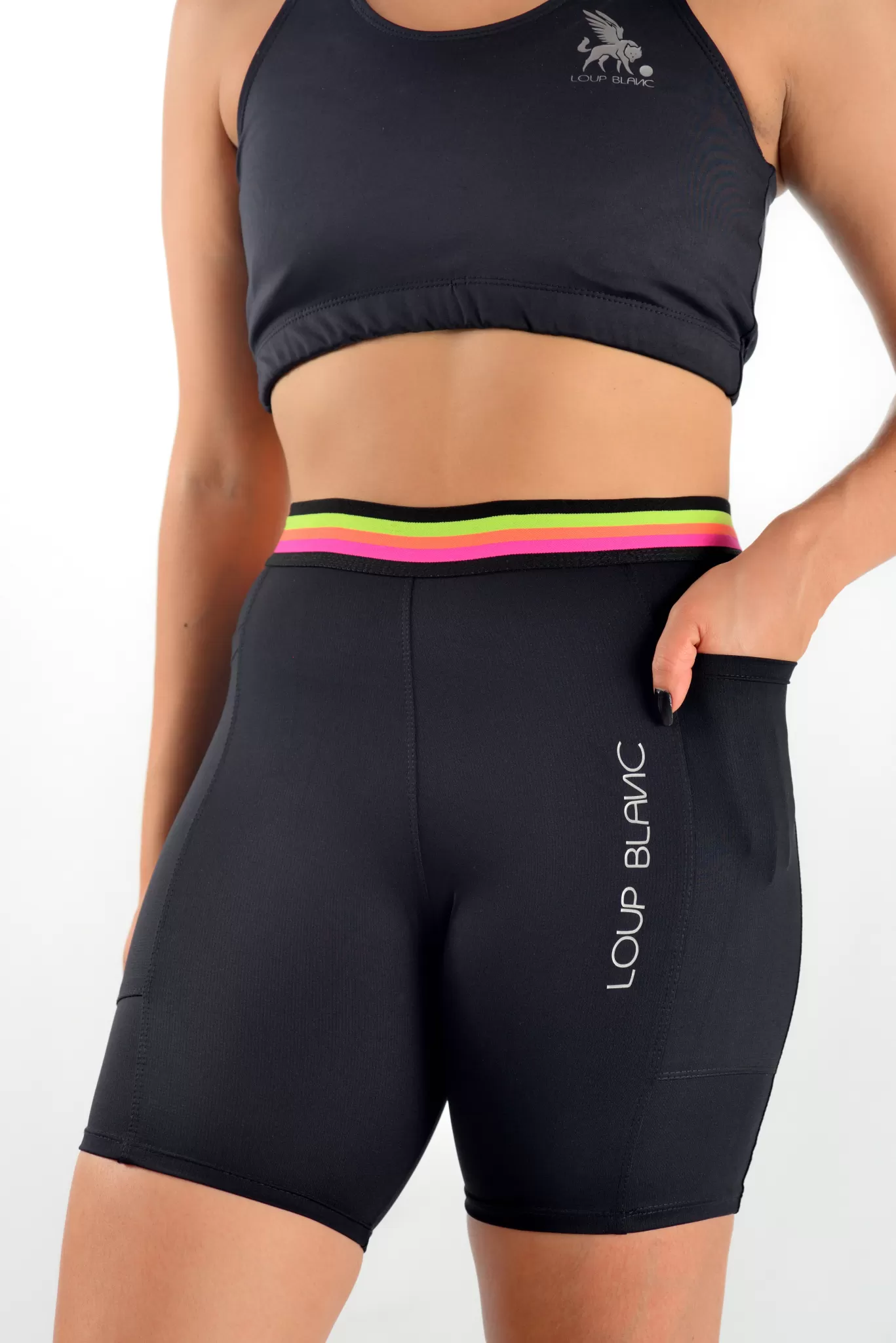 Bermuda Térmica Compressão LOUP BLANC Run Fit Color Feminina - Imagem 8