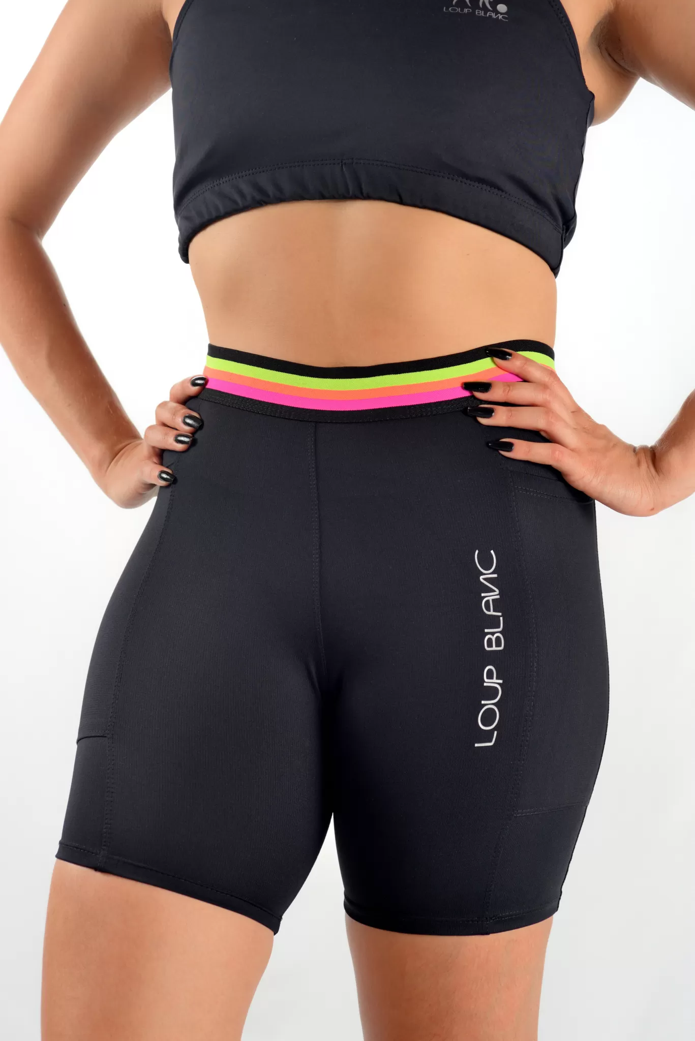 Bermuda Térmica Compressão LOUP BLANC Run Fit Color Feminina - Imagem 9